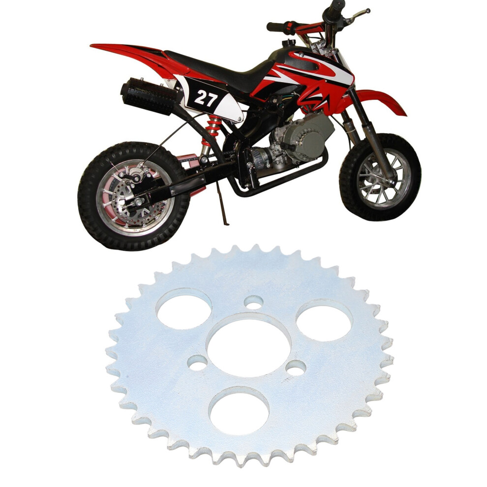 T8f 38T Rear Chain Wheel Sprocket 101Mm Diameter Lightweight Portable Fit For 2 Stroke 43Cc 49Cc Goped Scooter 5011319472803