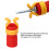 10 Stück ABS Universal-Schraubenhalterklemme 4  1,5 cm 4