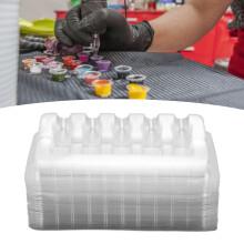 50 Stück Transparente Tattoo-Nadelablage 14,5 7,7 3 cm