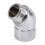 Handbrause-Ellbogen-Adapter 91g 4.6x3.4cm Silber 12