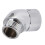 Handbrause-Ellbogen-Adapter 91g 4.6x3.4cm Silber 11
