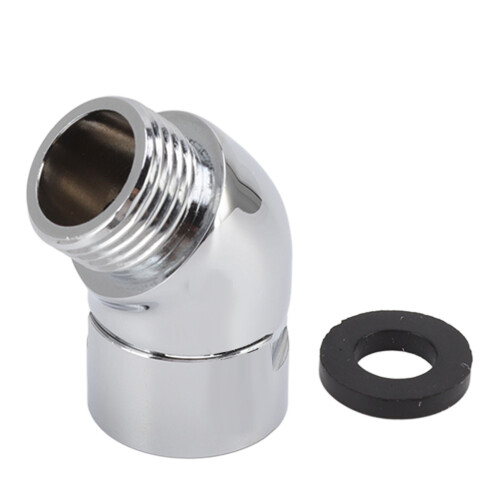 Handbrause-Ellbogen-Adapter 91g 4.6x3.4cm Silber 1