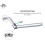 Handbrause-Ellbogen-Adapter 91g 4.6x3.4cm Silber 13