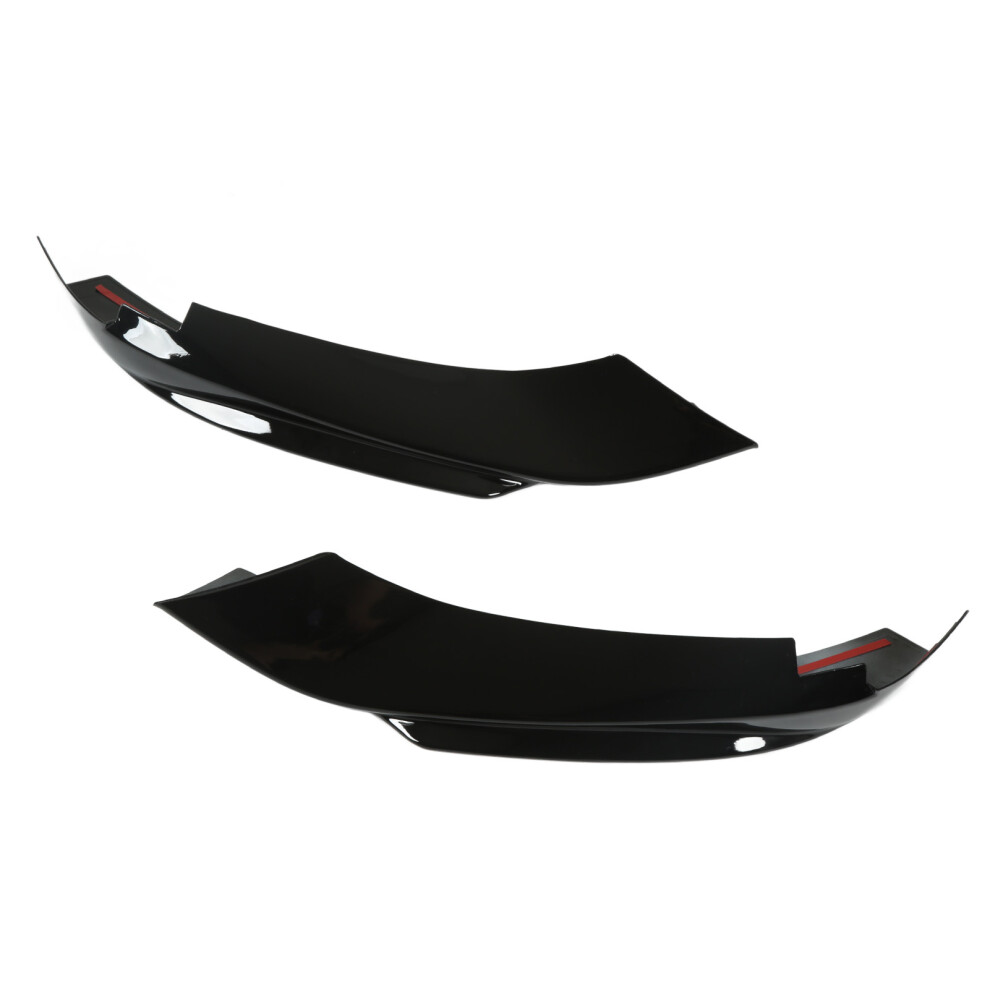 2 Pcs Front Bumper Diffuser Glossy Left Right Lip Spoiler Splitter For 4 Series F32 F33 F36 M Sport 2014Â2020 Black 7681319474923