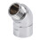 Handbrause-Ellbogen-Adapter 91g 4.6x3.4cm Silber 16