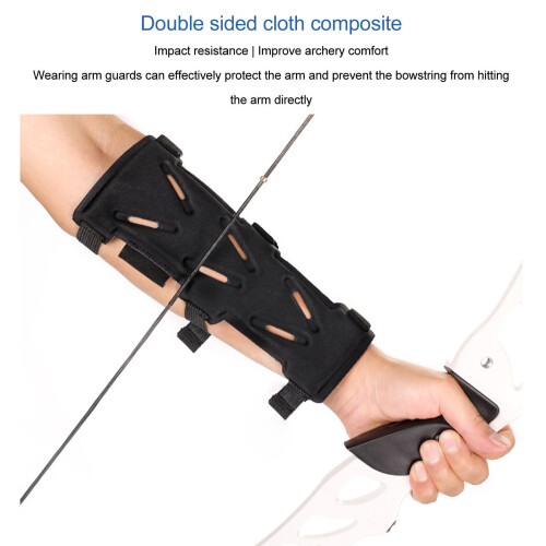 Archery Arm Guard Recurve Bows Shooting Training Protector Forearm Wrist Protector for Hunting Shooting 2