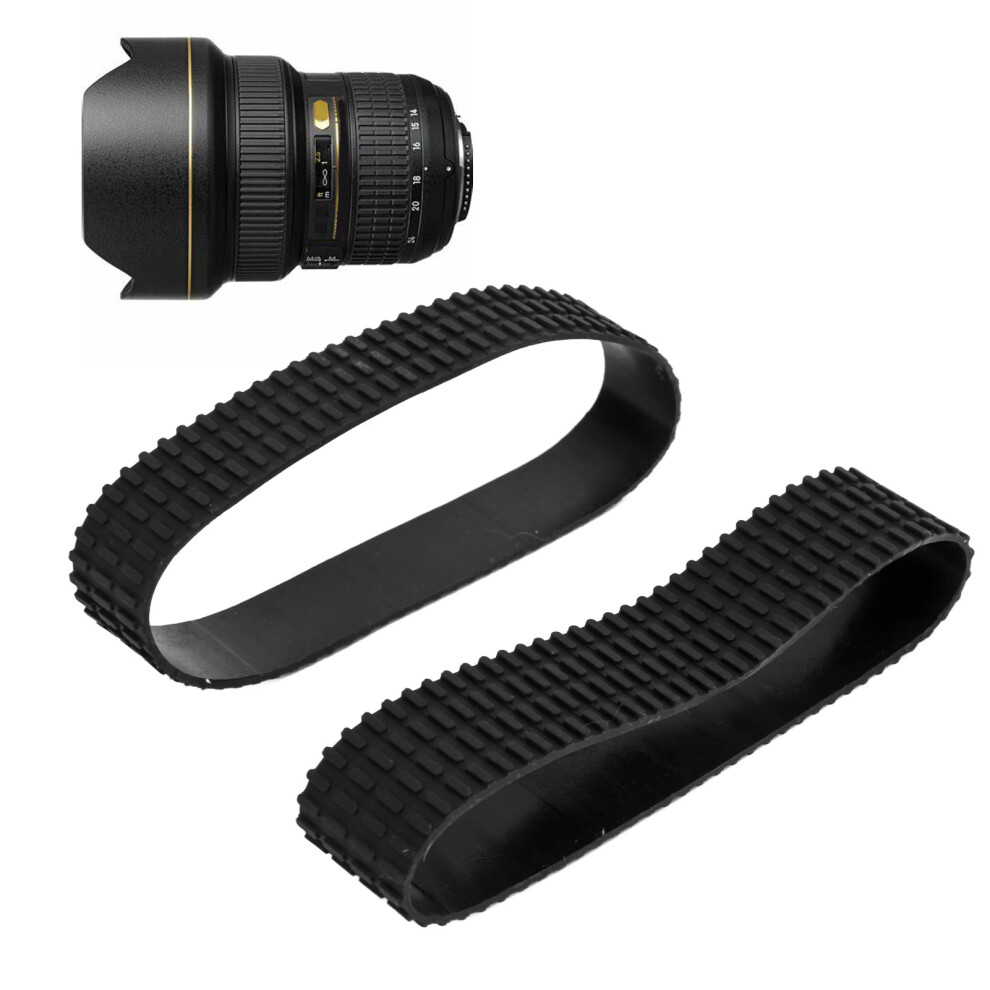 1 Pair Lens Zoom Grip Rubber Ring Lens Focus Grip For Nikon AfâS 14Â24Mm F/2.8G Ed 7621319475193