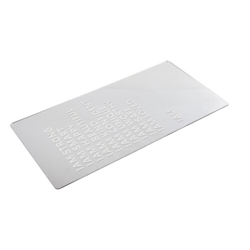 LED Affirmation Mirror Acrylic Mirror USB Mirror Inspirational Mirror Versatile Decor 2