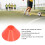 Fußball-Trainingsmarker 20 Stück Rosa 4,5  9  9 cm PE 6