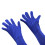 Blau Chroma-Key-Handschuhe 1 Paar Einheitsgröße Blau 6