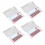 4 Boxen Wimpern-Cluster C-Curl 11 mm Schwarz 60 pro Box 16