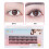 4 Boxen Wimpern-Cluster C-Curl 11 mm Schwarz 60 pro Box 8