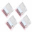 4 Boxen Wimpern-Cluster C-Curl 11 mm Schwarz 60 pro Box 15