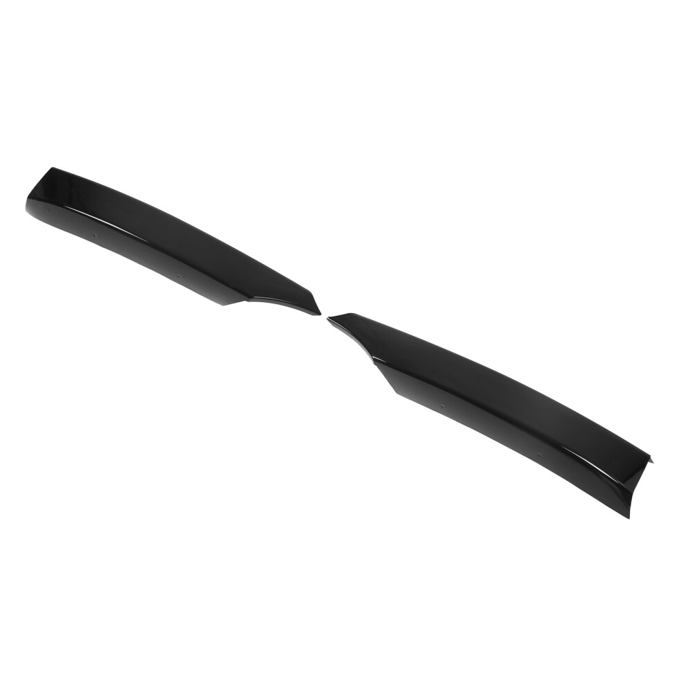 2Pcs Glossy Front Bumper Lip Spoiler Left Right For 1 Series E82 E88 MâTech 2008Â2013 Black 7901319480718