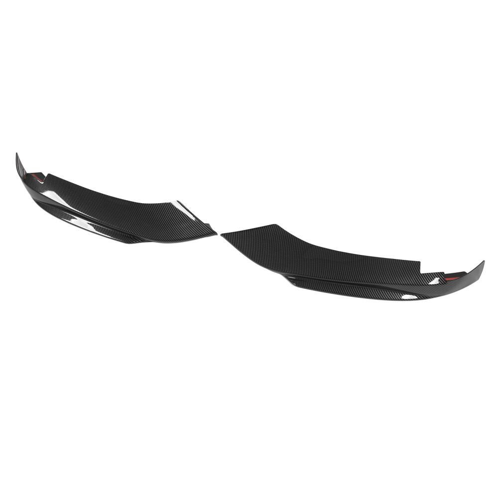 1 Pair Front Bumper Lip Spoiler Carbon Fibre Style Replacement For 4 Series F32 F33 F36 M Sport 2014Â2020 7891319481412