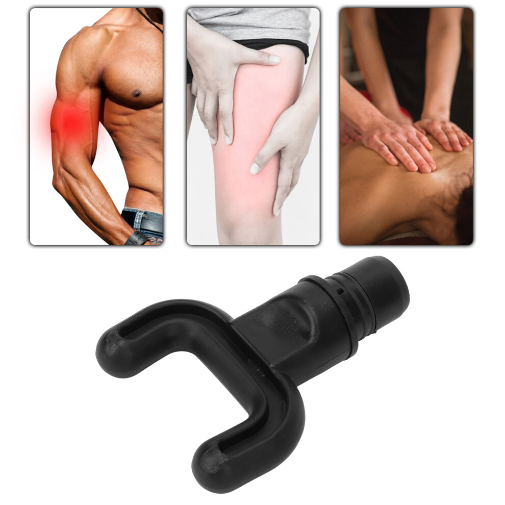 ABS Deep Tissue Massager Head Replacement U Shaped Head Attachment for Muscle Massager 0.7 Inch