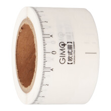 50 piezas de plantillas para cejas, regla transparente, 17.5x3.3cm