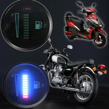 12V Motorrad-Kraftstoffanzeige 52mm Ölstandsanzeige mit LCD-Display