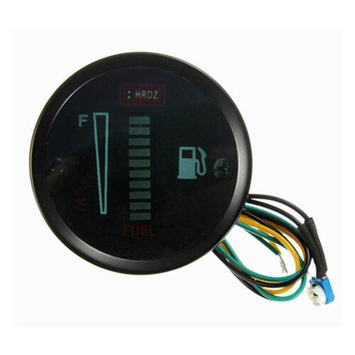 52 mm Eisengehäuse 12V LCD Kraftstoffanzeige - Ölstand 1