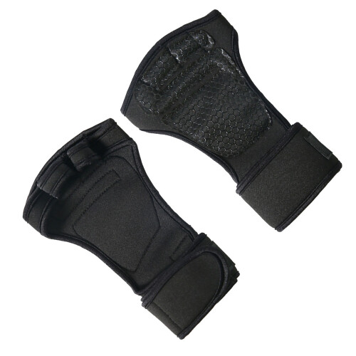 Hantelhandschuhe 100g M Schwarz Rutschfest 2