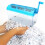 Papierschredder A4 manuell Kunststoff blau transparent 10