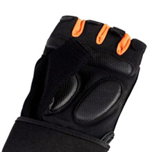 Ein Paar rutschfeste Handschuhe 150 g XL Schwarz/Orange