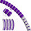 Aro con peso desmontable de 6 secciones, morado y gris. 10