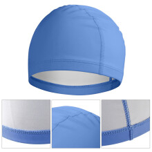 Universelle Badekappe, elastischer Nylon, Erwachsene, Blau