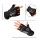 Halbfinger-Gym-Handschuhe Größe M 150 g Schwarz/Orange 3