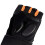 Halbfinger-Gym-Handschuhe Größe M 150 g Schwarz/Orange 9