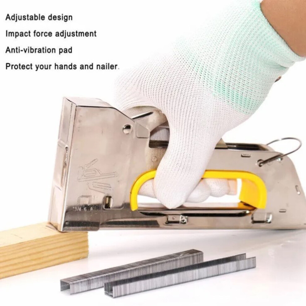 Home Construction Stapler Gun Anti Skid Delicate Professional Heavy Duty Staple Gun 5091319485959