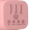 Micrófono de karaoke rosa 18650 1200mAh Bluetooth 6-8h 10