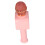 Micrófono de karaoke rosa 18650 1200mAh Bluetooth 6-8h 6