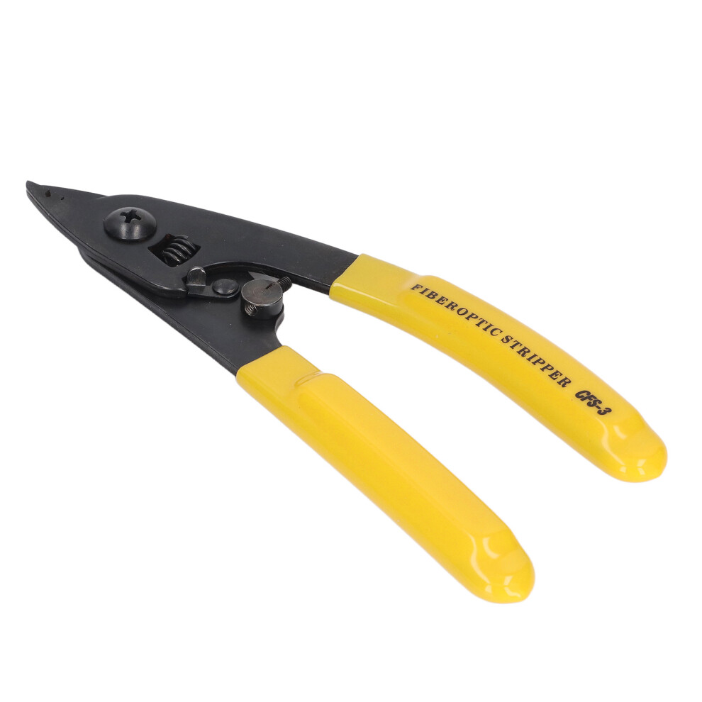 3 Port Hole Wire Stripper Non Slip Ergonomic Labor Saving Fiber Optic Stripping Pliers Tool 9301319490478