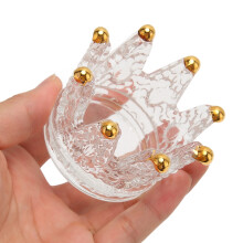 Crown-Design Glas-Make-up-Schwammhalter zum Abtrocknen