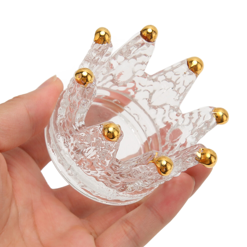 Makeup Sponge Holder Crown Design Blender Egg Puff Drying Stand Frame Rack for Home