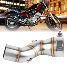 Motorbike Exhaust Middle Pipe Stainless Steel Motorcycle Middle Link Tube Tubing Replacement for ADVENTURE R1200GS