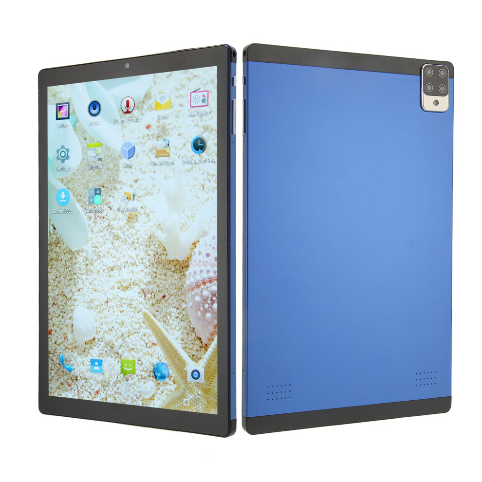 10.1In Tablet For Android11 2.4G 5G 6000Mah Type C Rechargeable 6Gb Ram 128Gb Rom 1920X1080 5Mp 13Mp Octa Core Tablet Blue 8731319493833