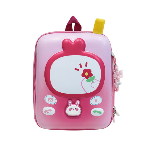 Zaino Coniglio Per Bambini, Viola Con Paillettes, Leggero E Capiente, Borsa Scolastica Per Asilo E Nido, In PU E Poliestere