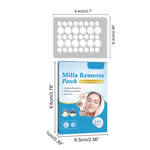 144-Patch Hydrocolloid 94x63mm Transparente Augenpads 1