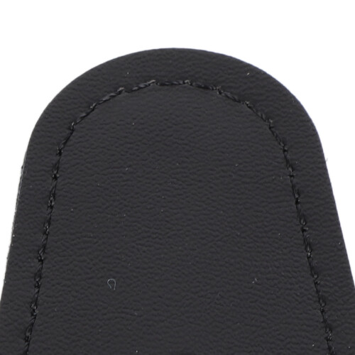 Ein Paar Leder-Bogenspitzenschutz schwarz 17g 2
