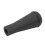 5 Stück 6 mm Gummipfeilspitzen schwarze weiche stumpfe Köpfe 10