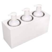 3 Bottle Spa Warmer Adjustable 9 Temperature Mode with Timer Massage Oil Lotion Cream Bottle Heater