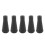 5 Stück 6 mm Gummipfeilspitzen schwarze weiche stumpfe Köpfe 2