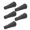 5 Stück 6 mm Gummipfeilspitzen schwarze weiche stumpfe Köpfe 16