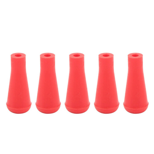 5 Stück 6 mm Gummipfeilspitzen Rot für die Jagd 1