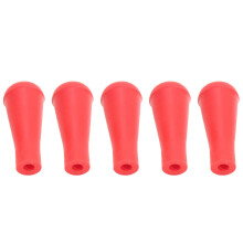 5 Stück 6 mm Gummipfeilspitzen Rot für die Jagd