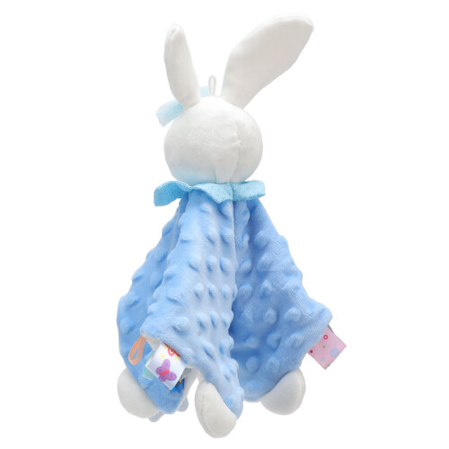 Blaues Plüsch-Babysicherheitsdecke 28 cm/11 Zoll Snuggle 2