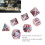 7Pcs Metal Polyhedral Dice Set RPG Card Games Odorless Table Game Gear Dice for Table Games Accessory Type 2 5