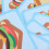 Juego de cocina de comida rápida de madera compuesta 40 piezas 12